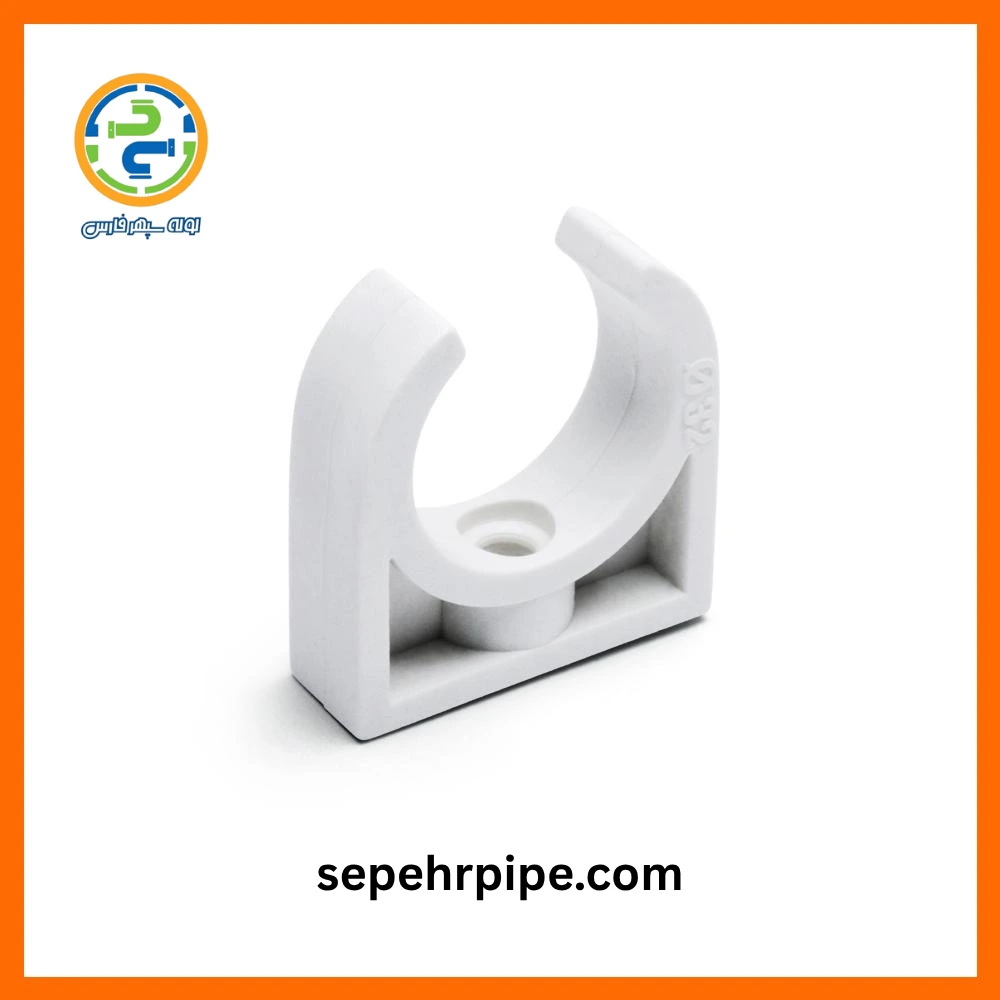 بست لوله سایز 25 سفید تک لایه پلی پروپیلن پنج لایه بست لوله سایز 25 سفید تک لایه پلی پروپیلن پنج لایه