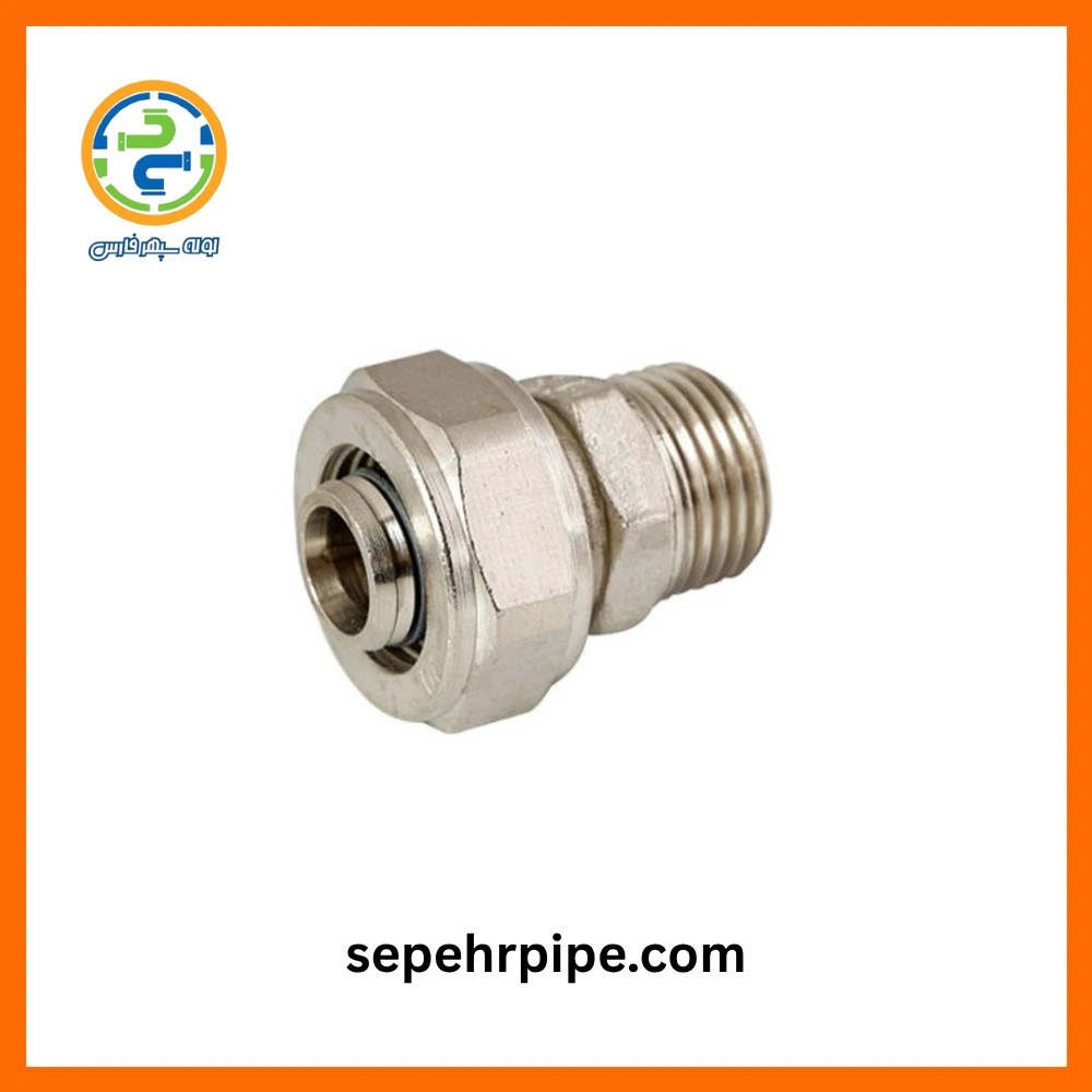 رابط روپیچ کوپلی سایز 16*1/2 ایزی پایپ رابط روپیچ کوپلی سایز 16*1/2 ایزی پایپ