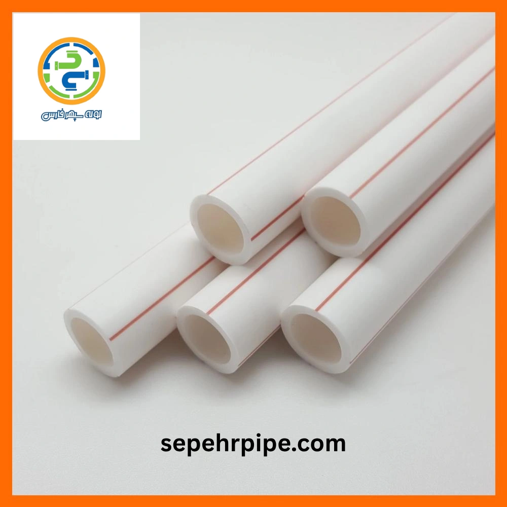 لوله تک لایه سایز 25 شاخه 4 متری سفید پلی پروپیلن PPRC لوله تک لایه سایز 25 شاخه 4 متری سفید پلی پروپیلن PPRC