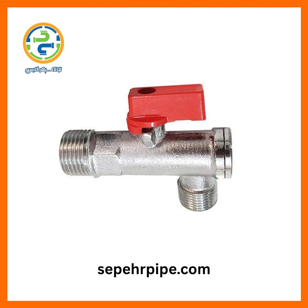 شیر پیسوار برنجی 3.8 سپهر پایپ sepehrpipe