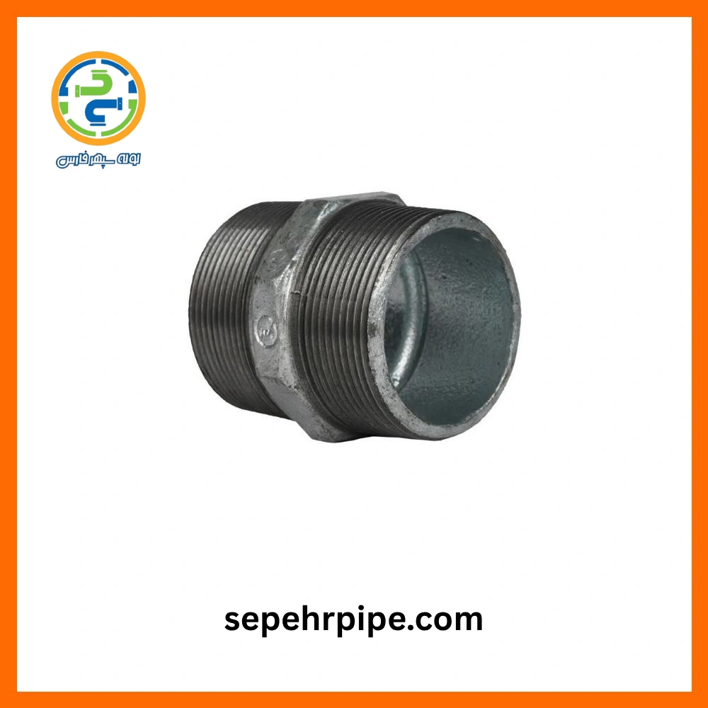 اتصال مغزی گالوانیزه سایز 1/2 اینچ چینی (معادل نمره 2 لوله اتصالات فلزی) اتصال مغزی گالوانیزه سایز 1/2 اینچ چینی (معادل نمره 2 لوله اتصالات فلزی)