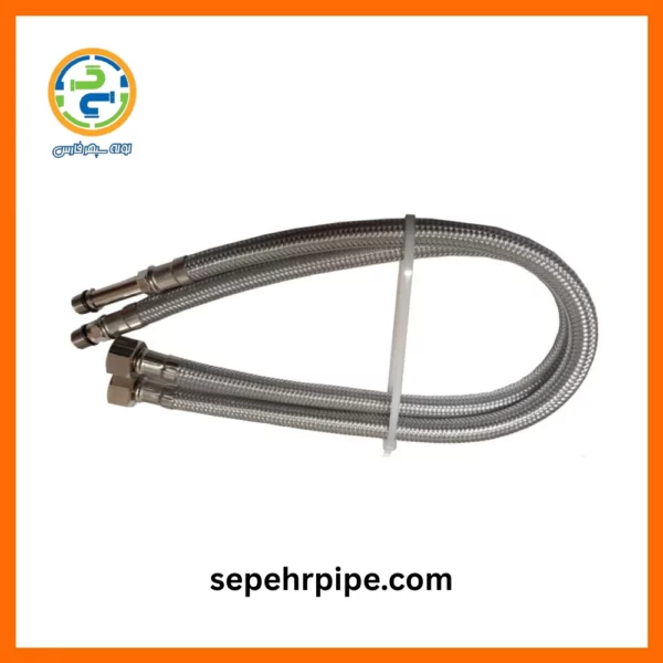 شلنگ پیسوار تکپایه طول 60 سانتی سایز 1/2 حصیری