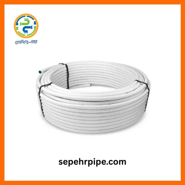 لوله پنج لایه PEX سایز 25 میلیمتر ایزی پایپ پکس سپهر پایپ sepehrpipe