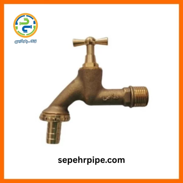 شیر حیاطی سایز 1/2 فیاض شلنگ خور برنچی شلنگی