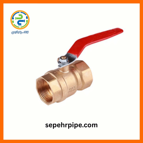 شیر گازی سایز 1/2 مهشیر برنجی تکضرب